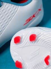 Skechers White Junior Youth Firm Ground Football Boots - Image 5 of 5