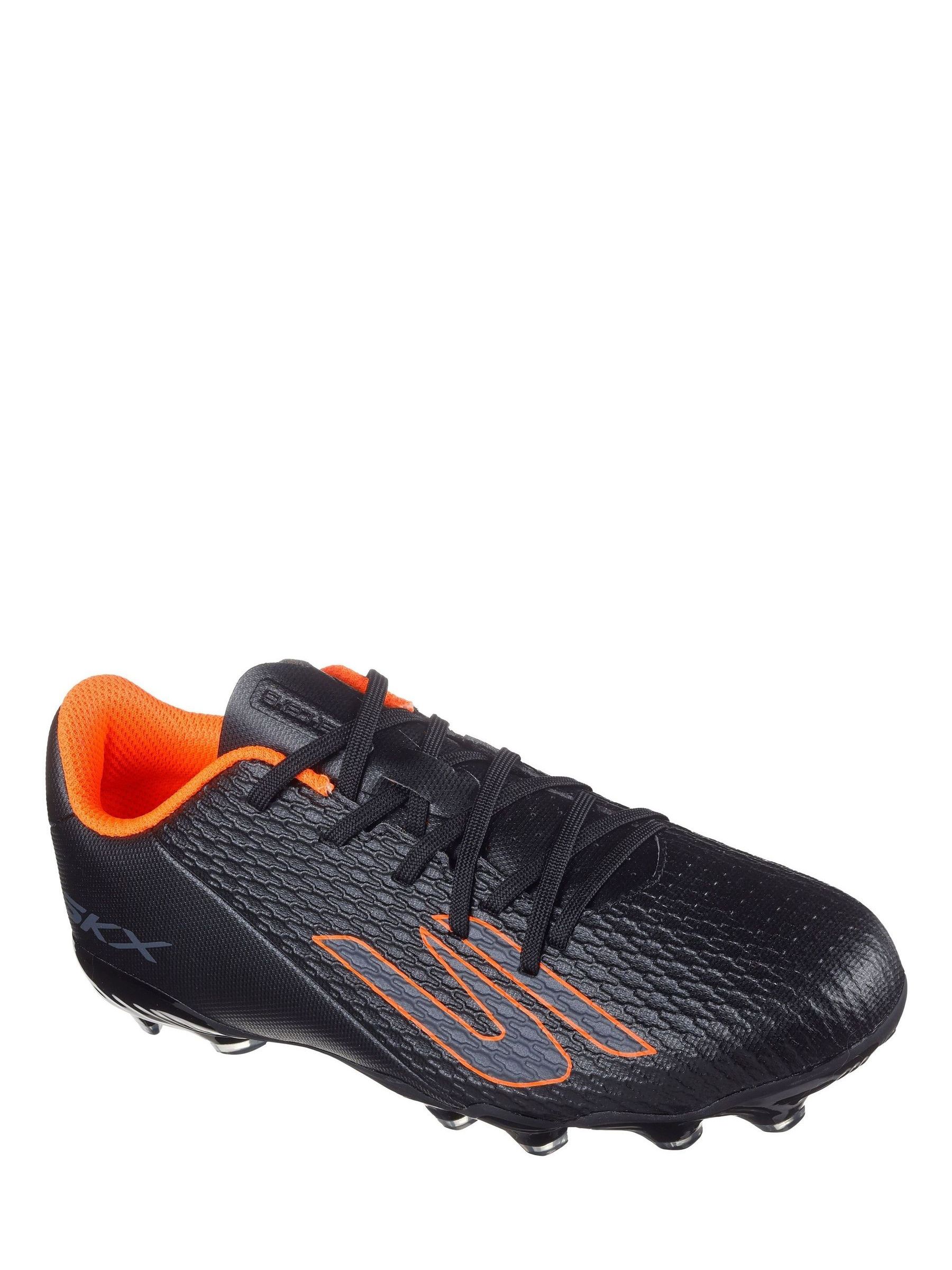 わかlil Buy Skechers Black Junior Youth Firm Ground Football Boots from