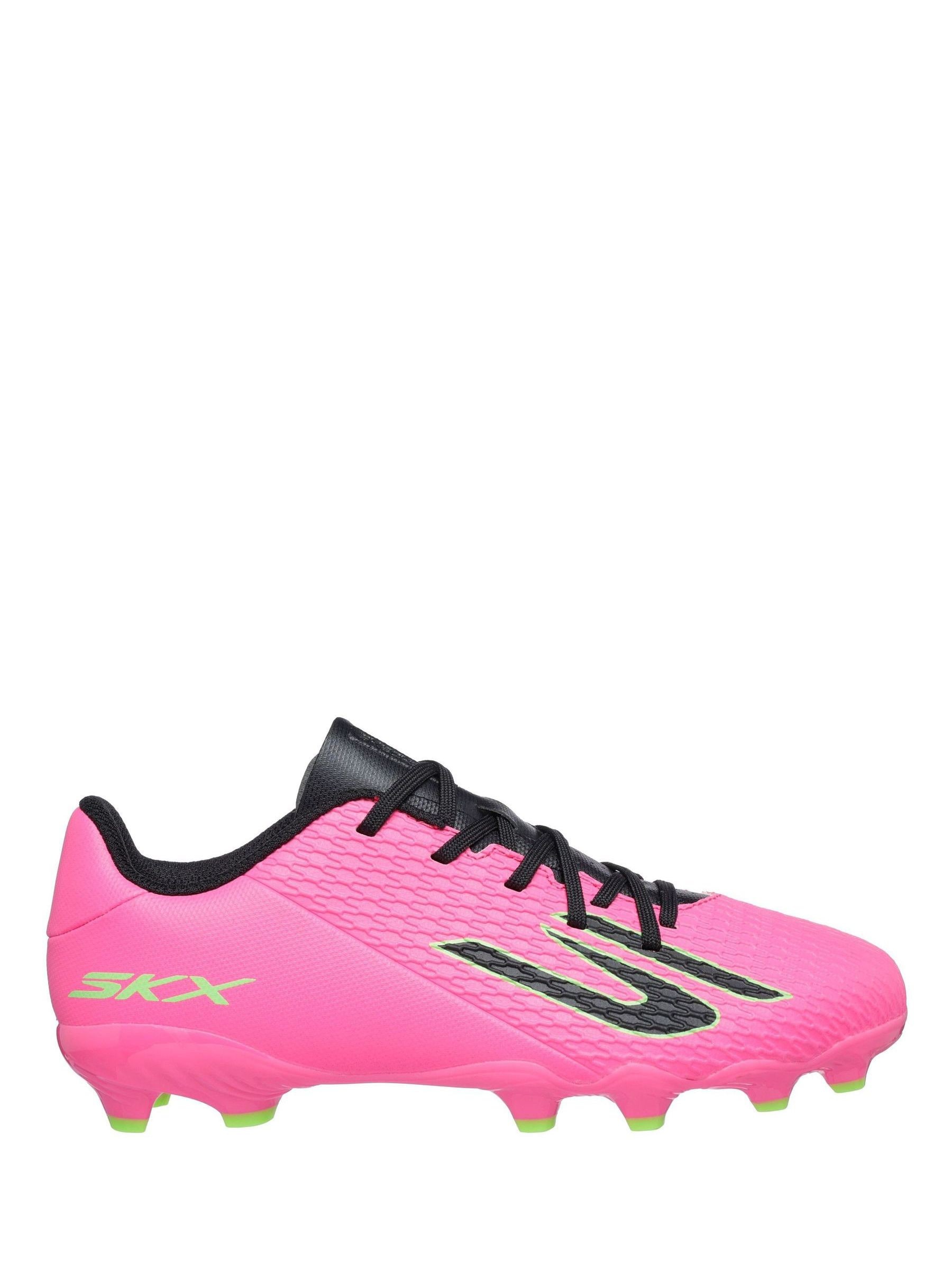 Buy Pink - Skechers Junior Youth Firm Ground Football Boots from