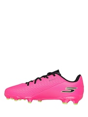 Skechers Pink Junior Youth Firm Ground Football Boots - Image 2 of 5