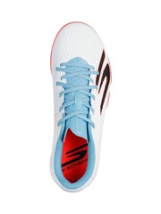 Skechers White Junior Youth Turf Football Boots - Image 4 of 5