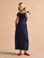 Adeena Navy Jersey Maxi Dress - Image 1 of 7