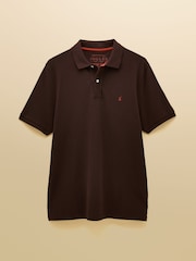 Joules Woody Brown Cotton Pique Polo Shirt - Image 8 of 8