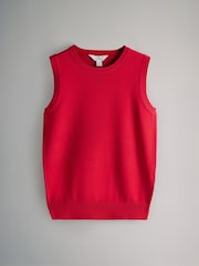 The Set Red 2 Piece Vest & Cardigan Set - Image 2 of 5