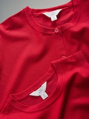 The Set Red 2 Piece Vest & Cardigan Set - Image 4 of 5