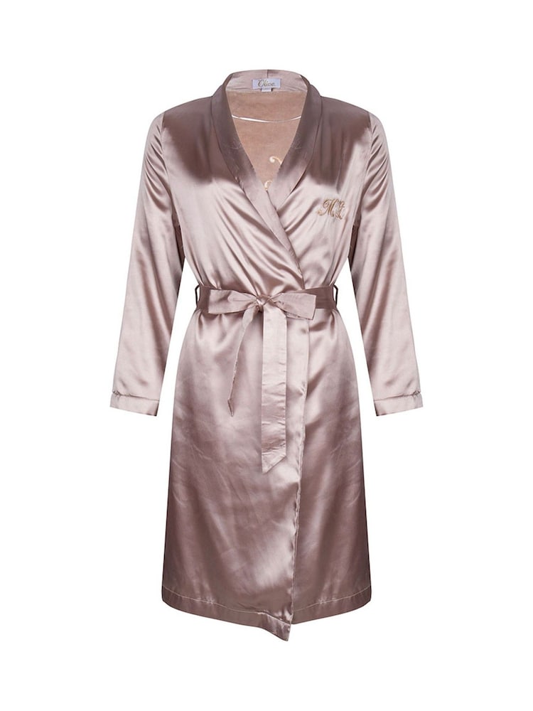 Le Olive Personalized Teddy Kimono - Image 2 of 2 Le Olive Personalized Teddy Kimono - Image 2 of 2