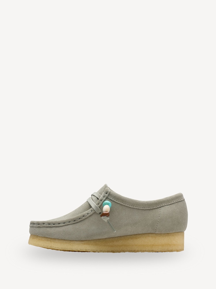 Clarks Originals Green Wallabee Shoes - Image 2 of 7