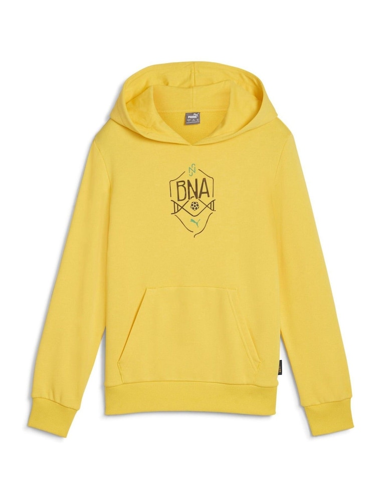Puma Yellow Boys Neymar JR "BNA" Hoodie - Image 1 of 2