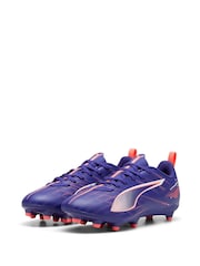 Puma Blue Boys ULTRA 5 PLAY FG/AG Football Boots - Image 1 of 5