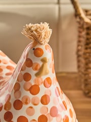 Orange Ceramic Chicken Egg House - Image 3 of 4
