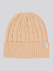 U.S. Polo Assn Natural Signature Cable Knit Winter Beanie - Image 1 of 3