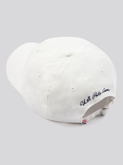 Weiß - U.S. Polo Assn. Womens Double Horsemen Washed Casual 100% Cotton Cap - Bild 2 von 4