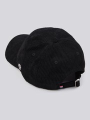 U.S. Polo Assn. Black Womens Corduroy Casual 100% Cotton Cap - Image 2 of 4