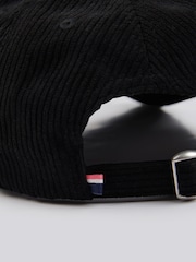 U.S. Polo Assn. Black Womens Corduroy Casual 100% Cotton Cap - Image 4 of 4
