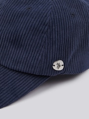 Blau - U.S. Polo Assn. Womens Corduroy Casual 100% Cotton Cap - Bild 7 von 8