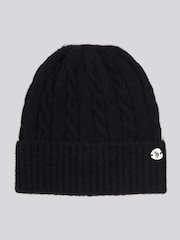 U.S. Polo Assn Black Signature Cable Knit Winter Beanie - Image 1 of 3