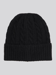 U.S. Polo Assn Black Signature Cable Knit Winter Beanie - Image 2 of 3