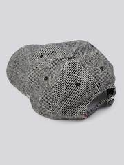 U.S. Polo Assn Black Womens Herringbone Casual Cap - Image 2 of 4