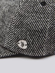 U.S. Polo Assn Black Womens Herringbone Casual Cap - Image 3 of 4