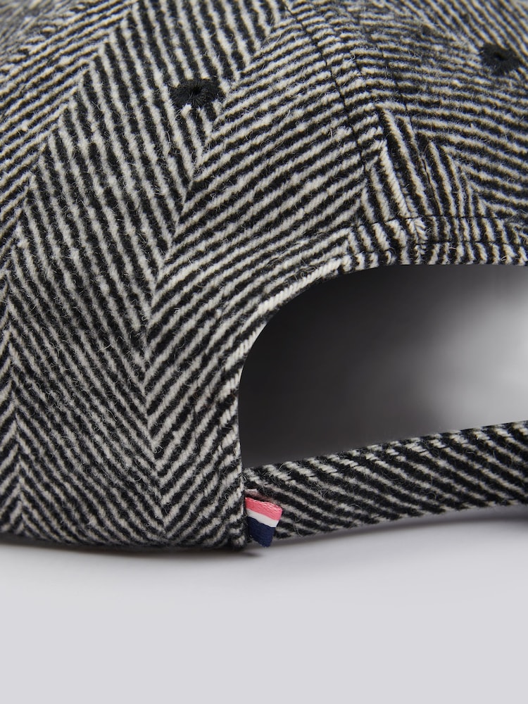 U.S. Polo Assn Black Womens Herringbone Casual Cap - Image 4 of 4
