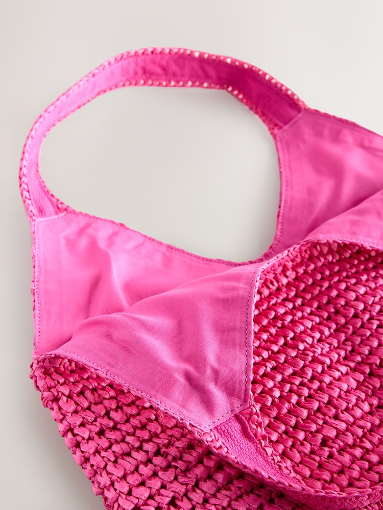 Rosa - Bolso shopper paja - Imagen 8 de 8