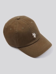 Grün - U.S. Polo Assn. Womens Double Horsemen Washed Casual 100% Cotton Cap - Bild 1 von 4