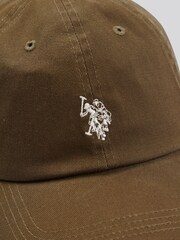 Grün - U.S. Polo Assn. Womens Double Horsemen Washed Casual 100% Cotton Cap - Bild 3 von 4