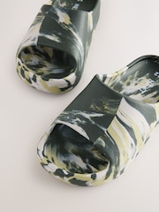 Khaki Green Marble Sliders - Image 4 of 5