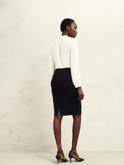 Hobbs Black Petite Maya Skirt - Image 2 of 4
