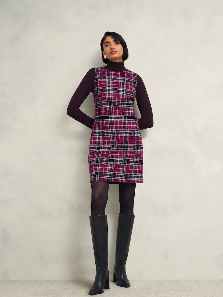Hobbs Pink Petite Margot Dress - Image 1 of 5 Hobbs Pink Petite Margot Dress - Image 1 of 5