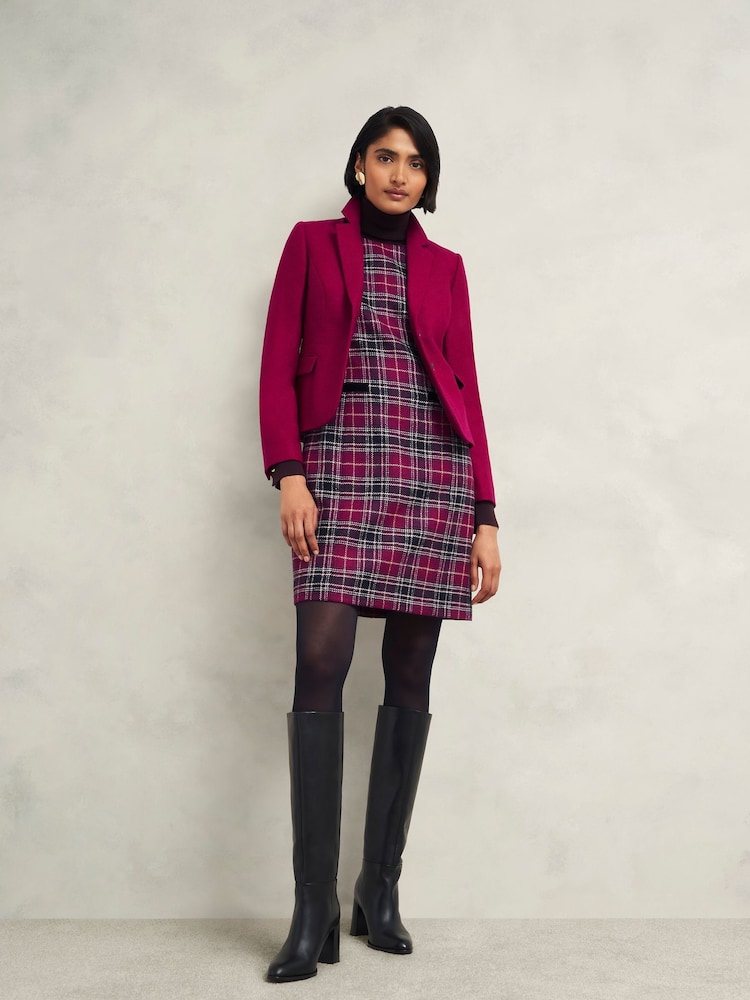 Hobbs Pink Petite Margot Dress - Image 2 of 5 Hobbs Pink Petite Margot Dress - Image 2 of 5