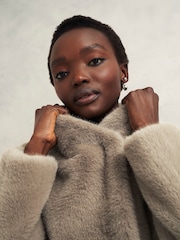 Hobbs Brown Petite Tarini Coat - Image 3 of 4