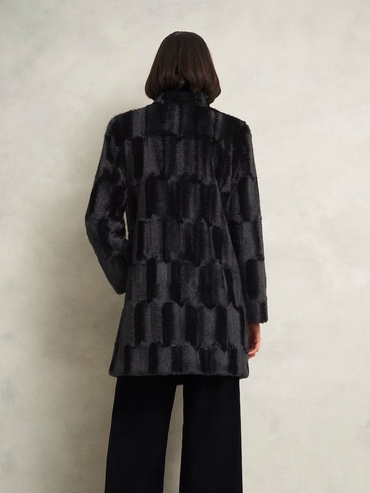 Hobbs Black Petite Rosanne Coat - Image 2 of 4