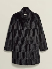 Hobbs Black Petite Rosanne Coat - Image 4 of 4