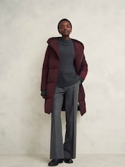 Hobbs Purple Petite Darla Puffer Jacket - Image 1 of 4