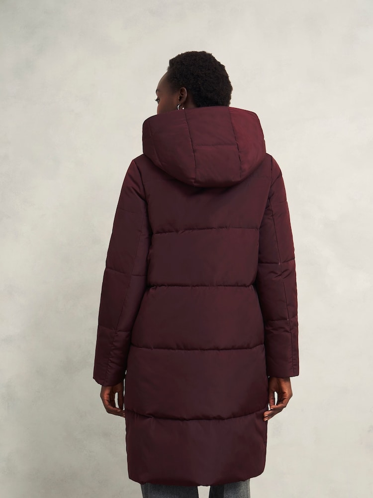 Hobbs Purple Petite Darla Puffer Jacket - Image 2 of 4
