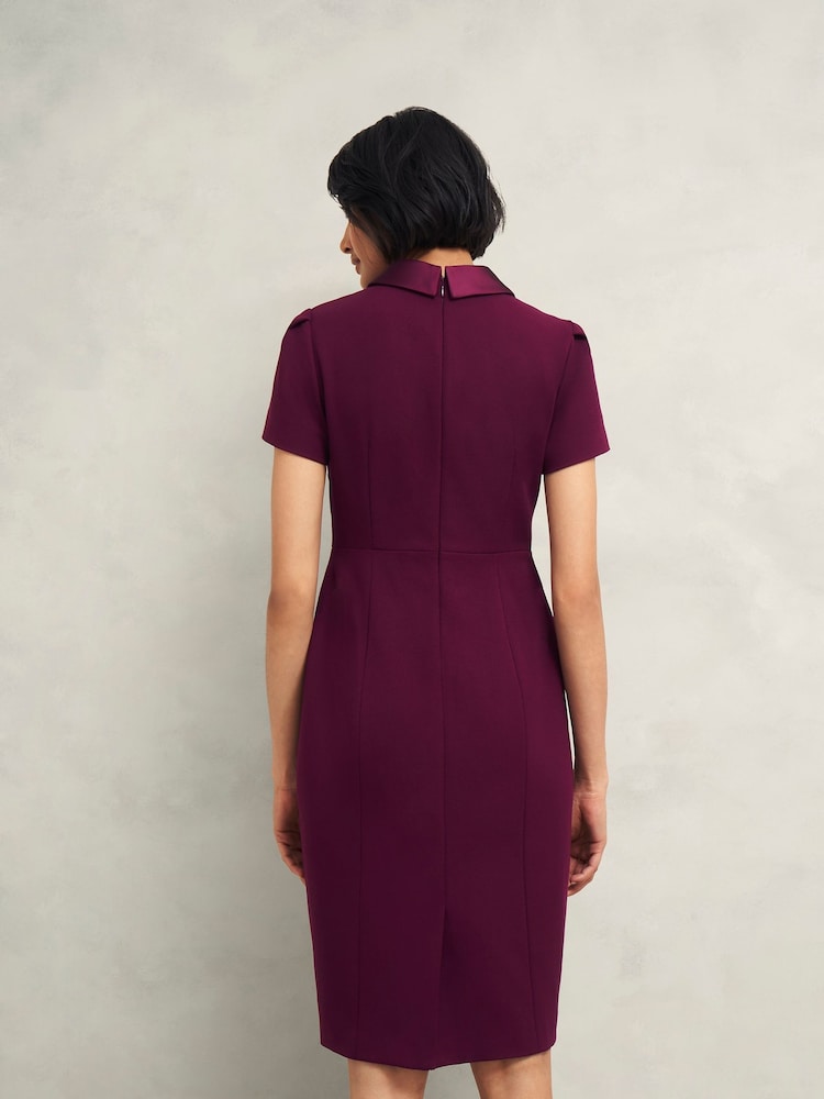 Hobbs Purple Petite Amira Dress - Image 2 of 4