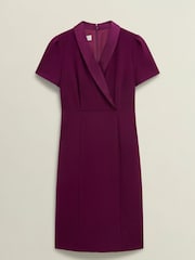 Hobbs Purple Petite Amira Dress - Image 4 of 4
