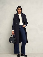 Hobbs Blue Petite Marlene Coat - Image 1 of 4