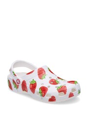 Crocs Red Classic Fresh Fruits Clogs - Image 3 of 6