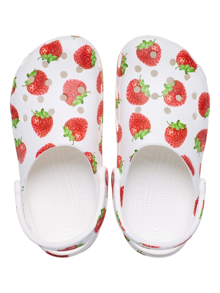 Crocs Red Classic Fresh Fruits Clogs - Image 6 of 6 Crocs Red Classic Fresh Fruits Clogs - Image 6 of 6