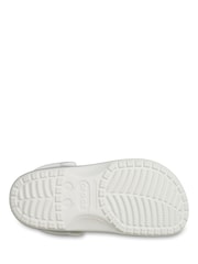 Crocs White Classic Iridescent Glitter Clogs - Image 5 of 7