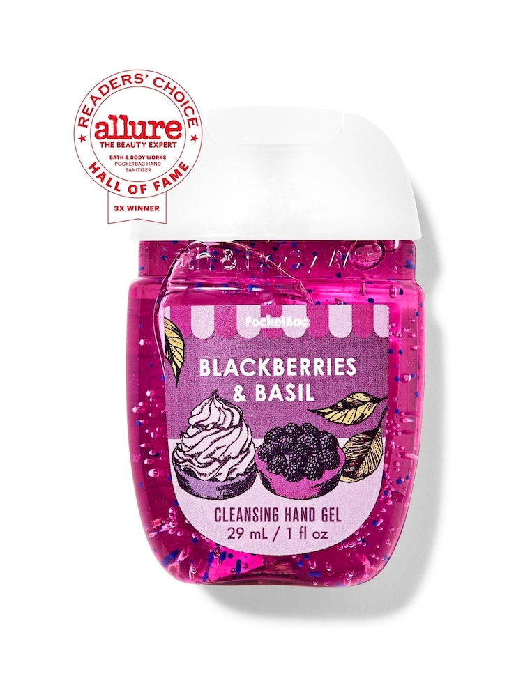 Bath & Body Works Blackberries Basil PocketBac Cleansing Hand Gel 1 fl oz / 29 mL - Image 1 of 1
