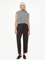 Whistles Black Petite Lila Ponte Trousers - Image 1 of 5