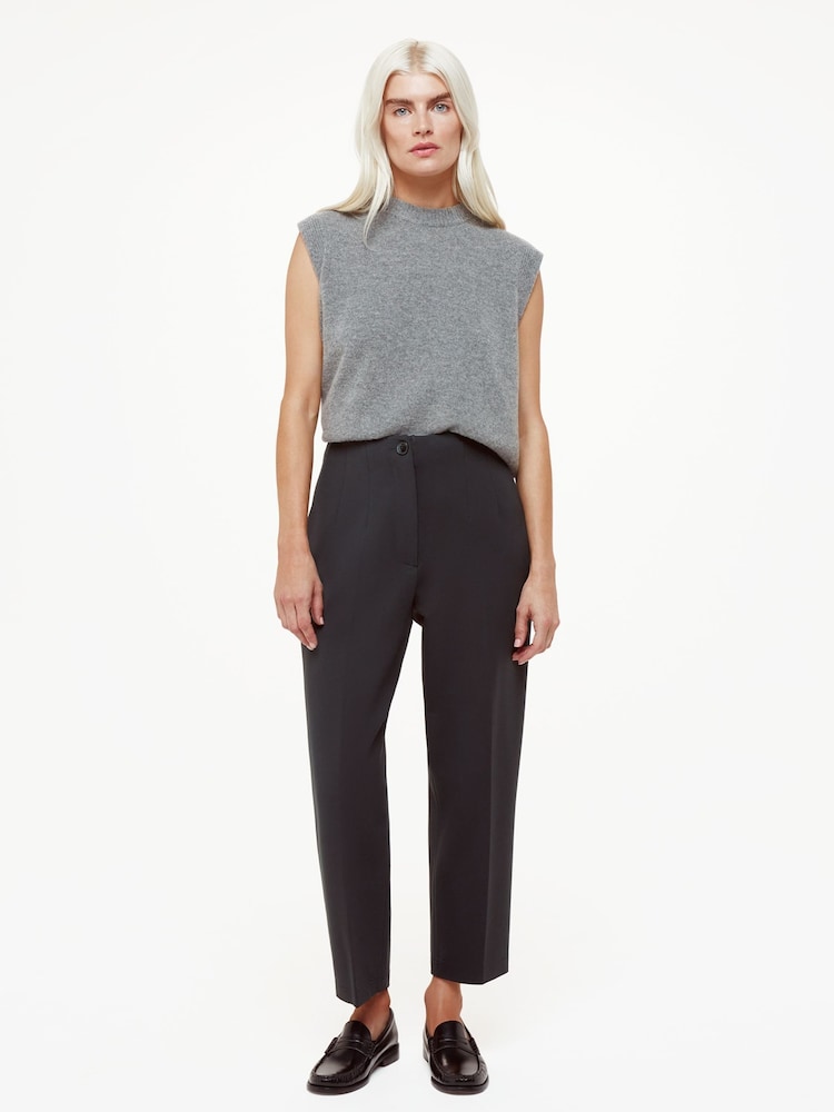 Whistles Black Petite Lila Ponte Trousers - Image 1 of 5
