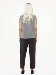 Whistles Black Petite Lila Ponte Trousers - Image 2 of 5