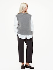 Whistles Black Petite Lila Ponte Trousers - Image 3 of 5