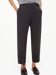 Whistles Black Petite Lila Ponte Trousers - Image 4 of 5