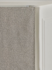 Grey Textured Ready Made Blackout Roman Blinds - Image 5 of 8