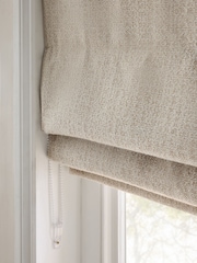 Natural Textured Ready Made Blackout Roman Blinds - Image 4 of 8